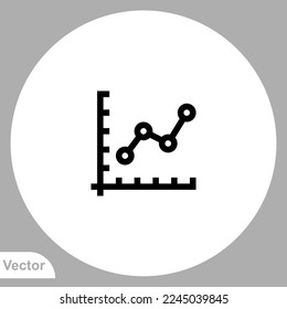 Analítica de datos vector de signo,Símbolo, ilustración de logotipo para web y móvil
