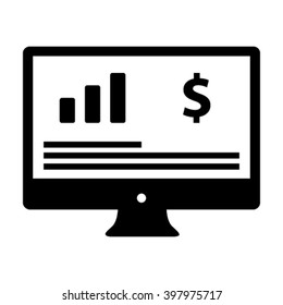 Data Analytics Icon - Vector