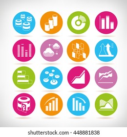 data analytics icons, data analysis