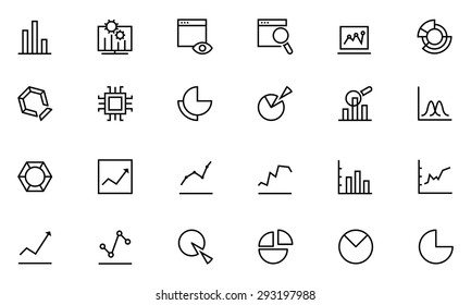 
Data Analytics Line Vector Icons 1
