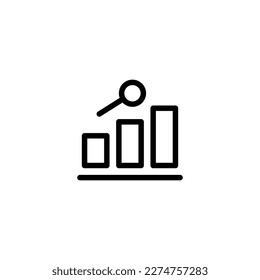 data analytics sign symbol. vector illustration