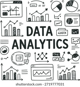 Estadísticas de análisis de datos y tablero de mandos de crecimiento financiero