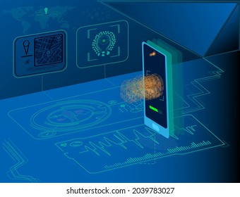 Análisis de datos exportados a través de smartphone con tecnologías de reconocimiento de huellas dactilares y caras