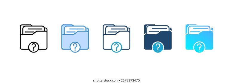Data Anonymization icon set multiple style collection