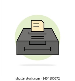 Data, Archive, Business, Information Abstract Circle Background Flat color Icon