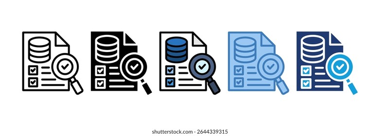 Icon-Element "Data Audit" für Design
