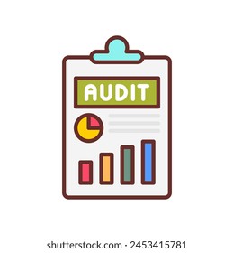 Data Audit  icon in vector. Logotype
