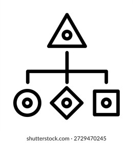 Aumento de dados Ai Icon - Black Outline Icons Style Para Inteligência Artificial e Tecnologia de IA
