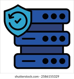 Data Backup Icon Element For Design