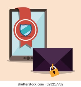 Data base concept and cloud computing design, vector illustration eps 10