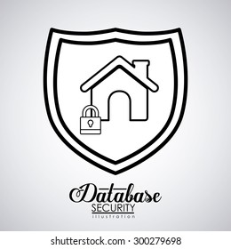 Data Base digital design, vector illustration eps 10 