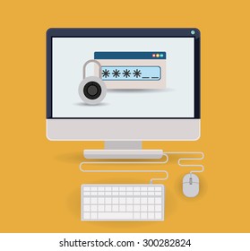 Data Base digital design, vector illustration eps 10 