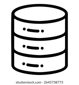 Data Base Icon Element For Design