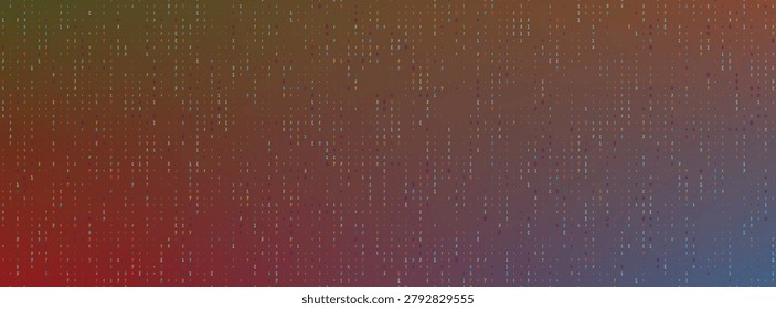 Data Binary Rain, Code Cyber Rain, Matrix Digital Rain. Futuristic Cyber Background With Matrix Code And Binary Data Rain.