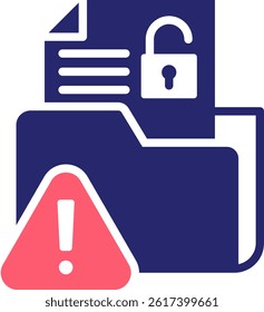 Data Brach Icon Fill Vector Illustration