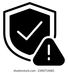 Data Breach Alert Icon illustration, for uiux web, app, infographic, etc