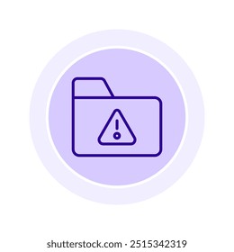 Violação de dados ícone de alerta, violação, alerta, segurança, ícone de linha de proteção, ícone vetorial editável, pixel perfect, arquivo ai do illustrator