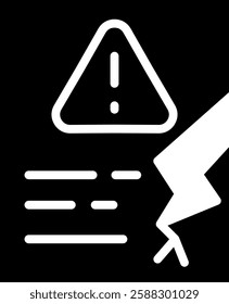Data Breach Icon Element For Design