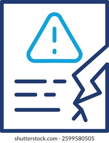Data Breach Icon Element For Design