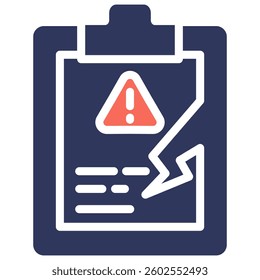 Data Breach Icon Element For Design And Vector