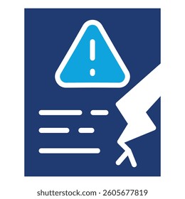 Data Breach Icon Element For Design