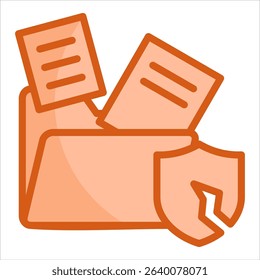 Data Breach Icon Element For Design