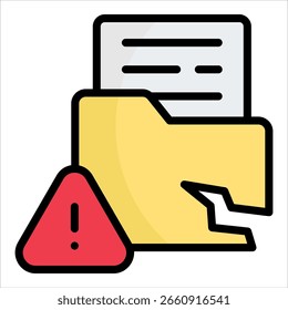 Elemento De Ícone De Violação De Dados Para Design