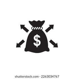 icono de negocio de datos, icono financiero