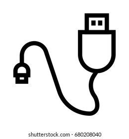 Data cable icon