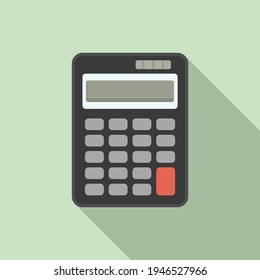Data calculator icon. Flat illustration of Data calculator vector icon for web design