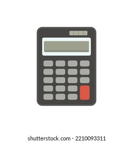 Data calculator icon. Flat illustration of Data calculator vector icon isolated on white background