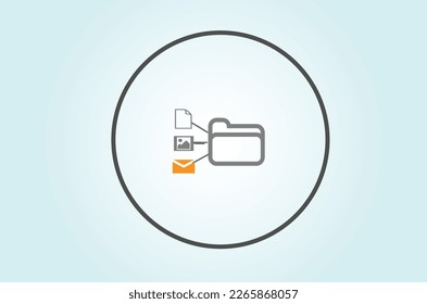 data catalogue icon vector design