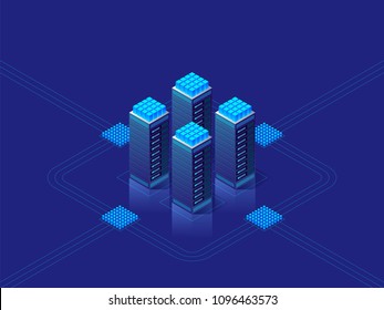 Data Center Concept Abstract High Technology Stock Vector (royalty Free 