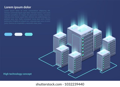 Data center. Concept of cloud storage, data transfer. Data transmission technology. Data center. Concept of cloud storage, data transfer. Data transmission technology.