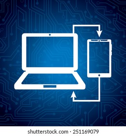 data center design, vector illustration eps10 graphic 