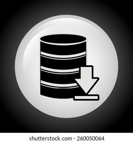 data center design, vector illustration eps10 graphic 
