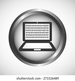 data center design, vector illustration eps10 graphic 