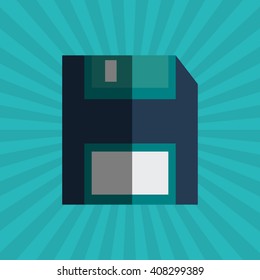 Data center design , vector illustration