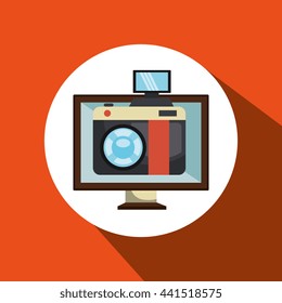 data center design, vector illustration eps10 graphic 