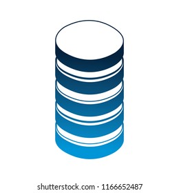 data center disks icon