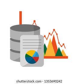 data center disks with infographic