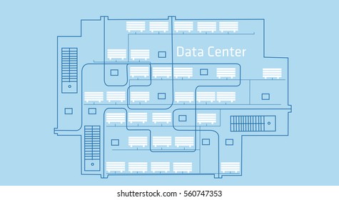 Data Center: A data center is a facility used to house computer systems and associated components, such as telecommunications and storage systems.

