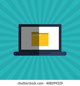 Data center and file,  design , vector illustration