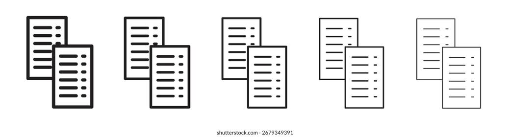 Data center icon design symbol collection for graphic design. EPS 10