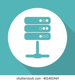 data center icon design, vector illustration