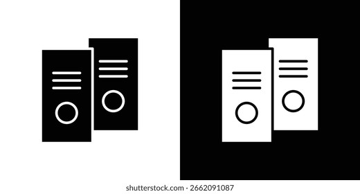 Data center icon glyphs vectors. Web flat pack.
