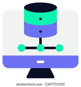 Data Center Icon illustration, for uiux, infographic, etc