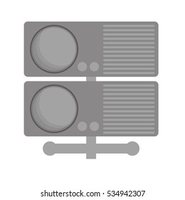 data center icon image vector illustration design 