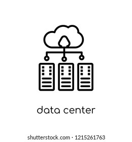 Data Center Icon Trendy Modern Flat Stock Vector (Royalty Free ...