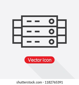 Data Center Icon Vector Illustration Eps10